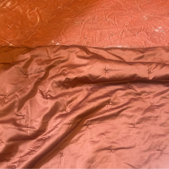 Opalhouse Velvet Quilted Comforter 2 Pillow Shams Blush Romantic Boho Cosy - Picture 3 of 9